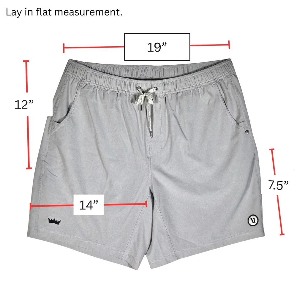 Vuori Kore Shorts Mens XXL Grey Lined Athletic Training Gym V302 Casual - Picture 3 of 12